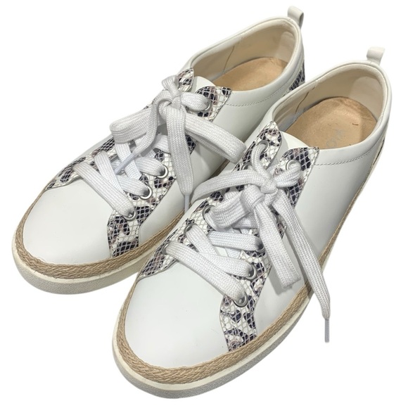 VIONIC ESSENCE WINNY LEOPARD SNAKE LACE UP CASUAL SNEAKER Women 9 - Picture 1 of 9